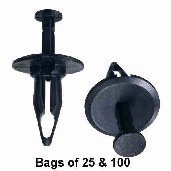 GM Bumper Push Retainer Clips - Interchange: Auveco 15045 GM 10053388 22542705