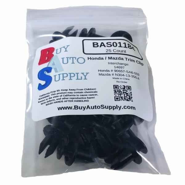 Bag of 25 Honda / Mazda Trim Retainer Clips