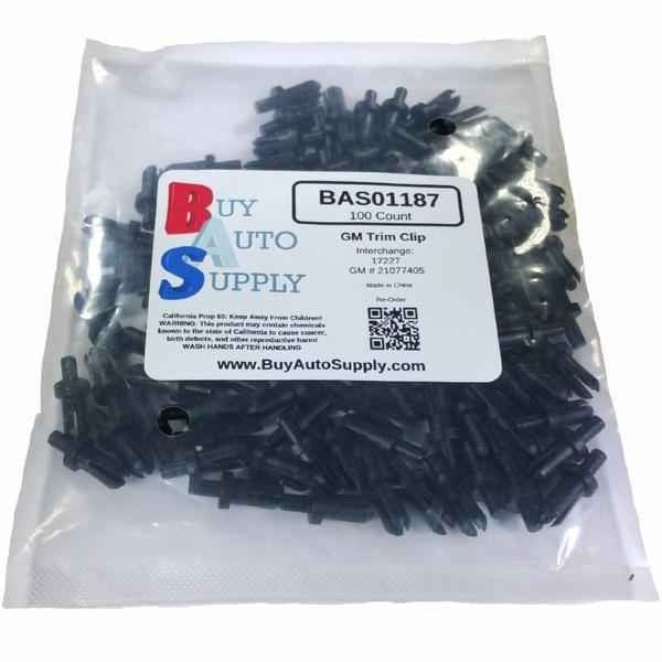 Large Bag of 100 GM Trim Retainer Clips