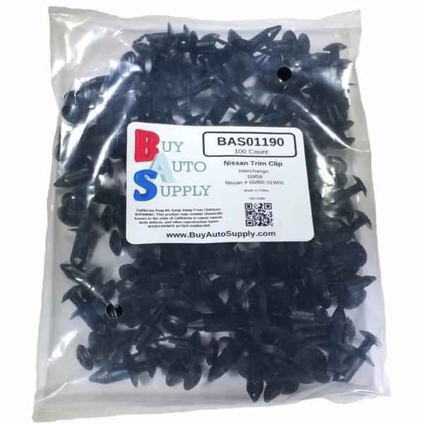 Large Bag of 100 Nissan Push Retainer Clips