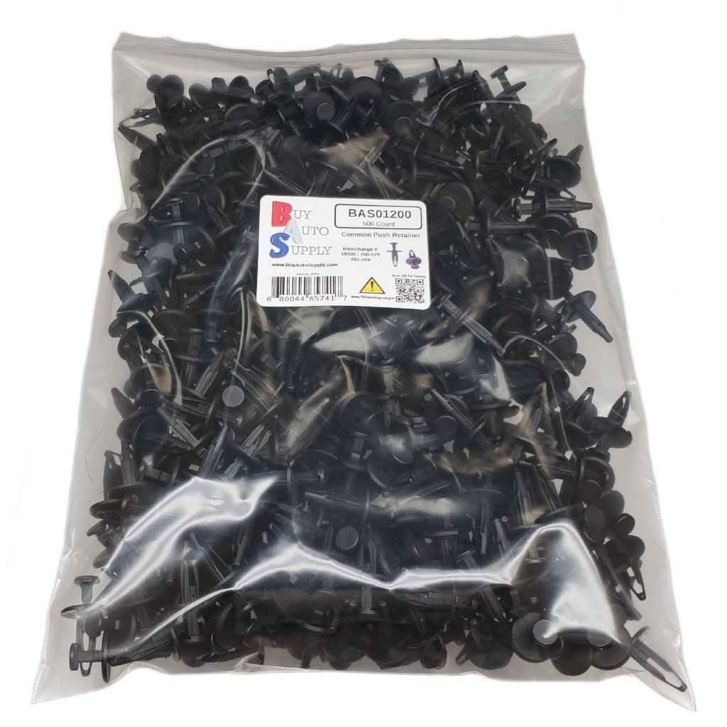 Bag of 500 Push Retainer Clips