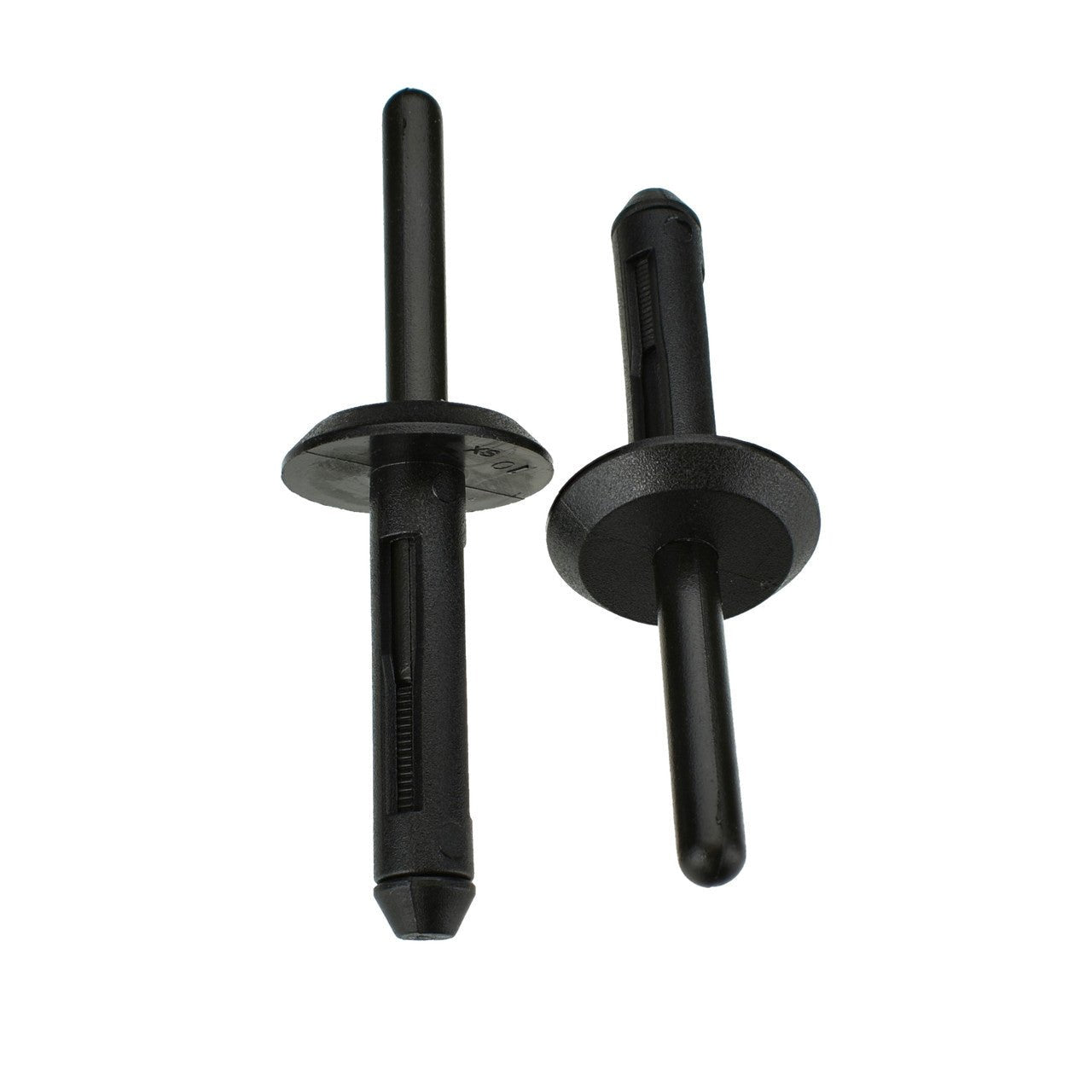 GM Plastic Rivet - Interchanges: GM 10036503 / Disco 9854pk / Auveco 14023 / Lawson KT11578 / Crest CRX142 / Kimball 11738