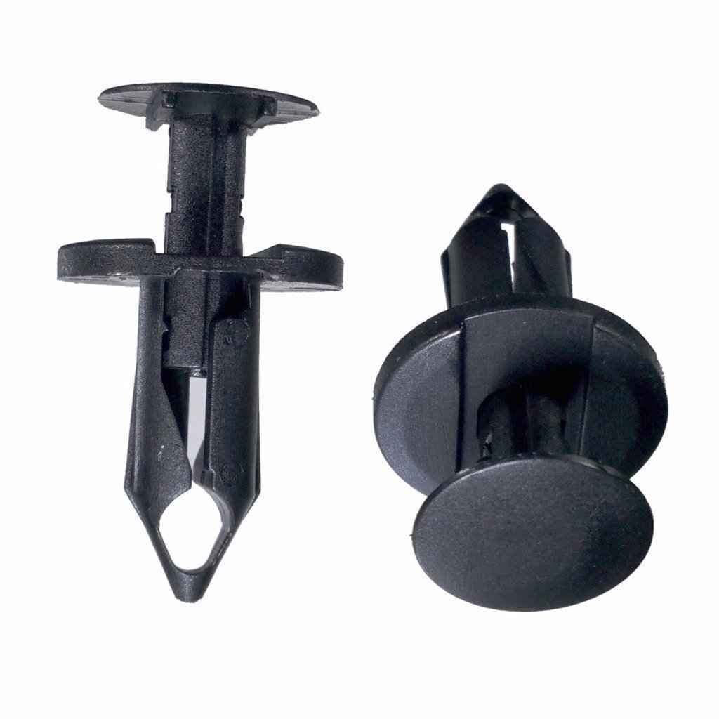 120 Pezzi Di Fermagli A Clip In Nylon Nero Per Foro Da 8mm – Compatibili GM E Chrysler