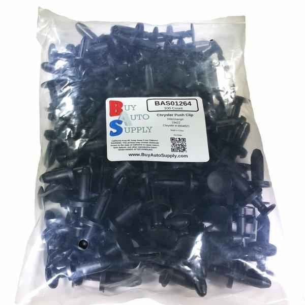 Bag of 100 Chrysler Push Retainer Clip