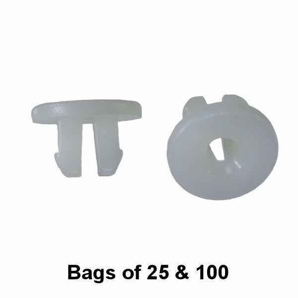 Gm/Chrysler Screw Grommet - Nylon Nut - Interchange: Auveco 8418 GM 380370 Chrysler 6023925