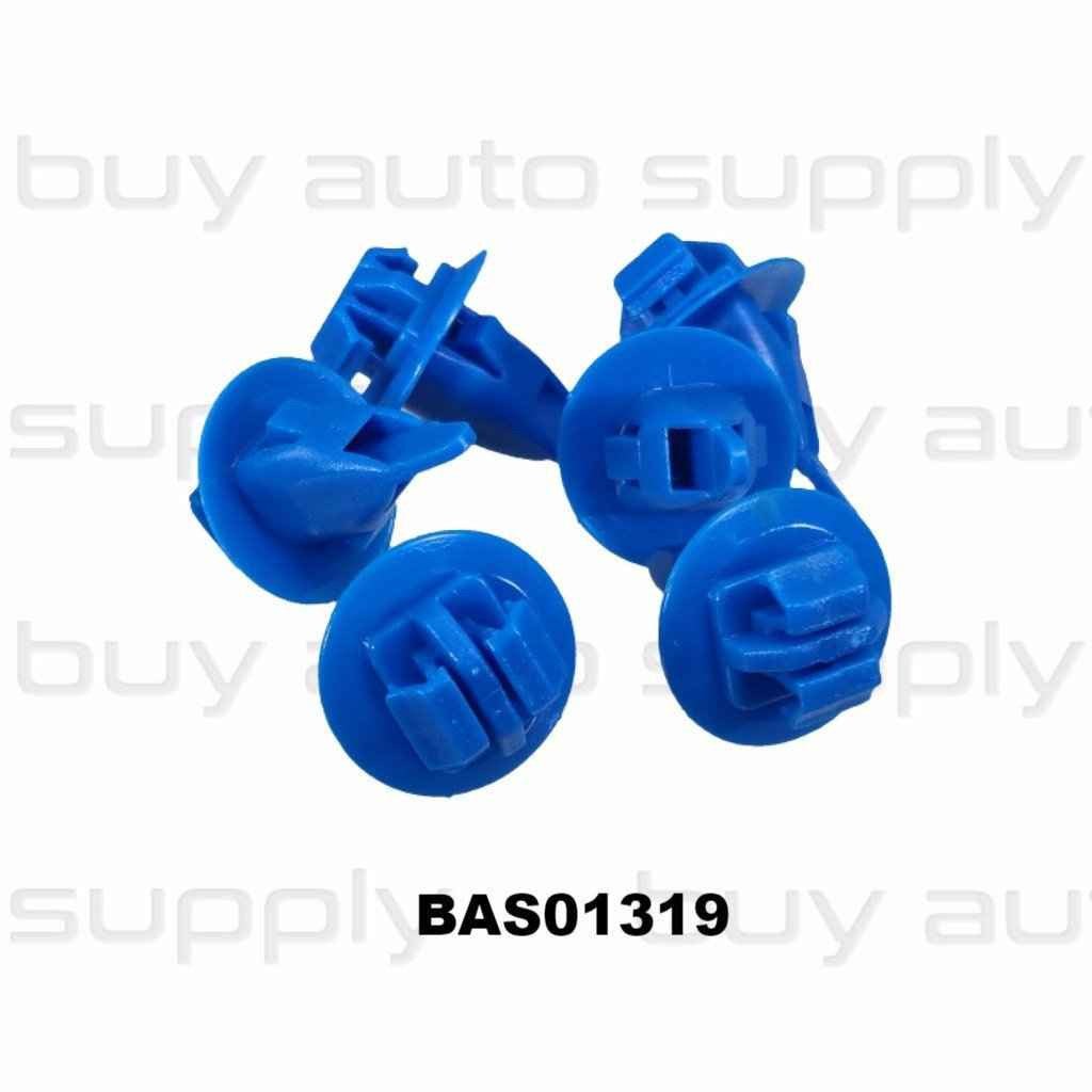 Blue Toyota Flare and Trim Retainer - BAS01319 - Interchange 90904-67036, 20390, 10113, 99-8327