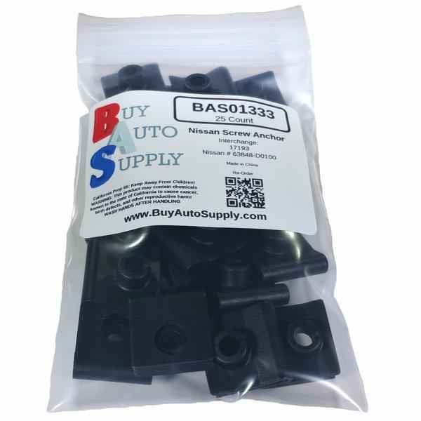 Bag of Nissan Nylon U-Nut Screw Anchor