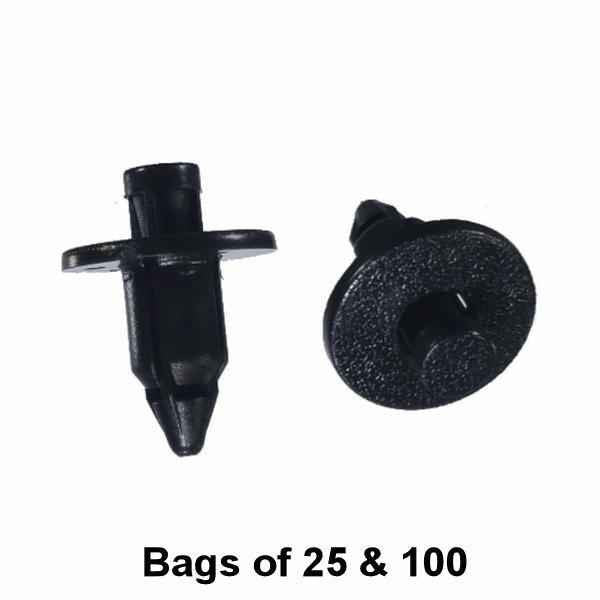 GM / Toyota Trim Push Retainer Clip - Interchange: Auveco 17162 GM 96057846 Toyota 9046707041