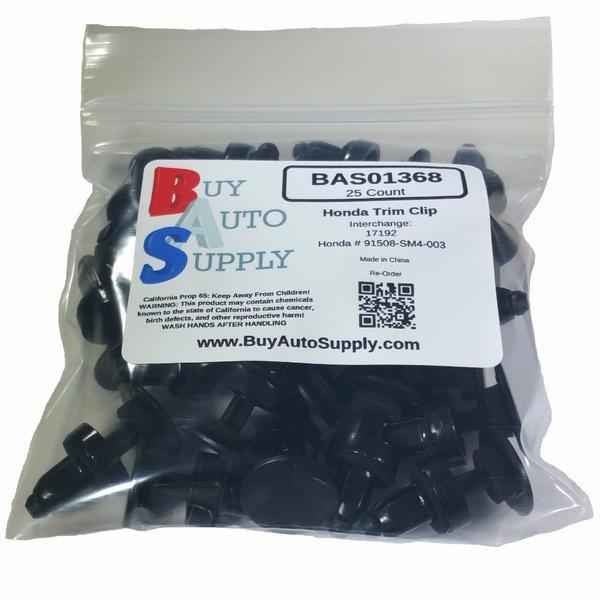 Bag of 25 Honda Trim Retainer Clip - Interchange: Honda 91508SM4003