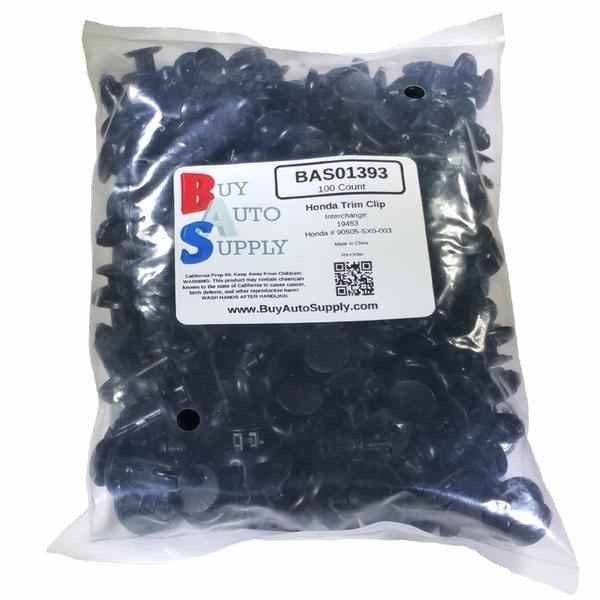 Bag of 100 Honda Push Retainer Clips
