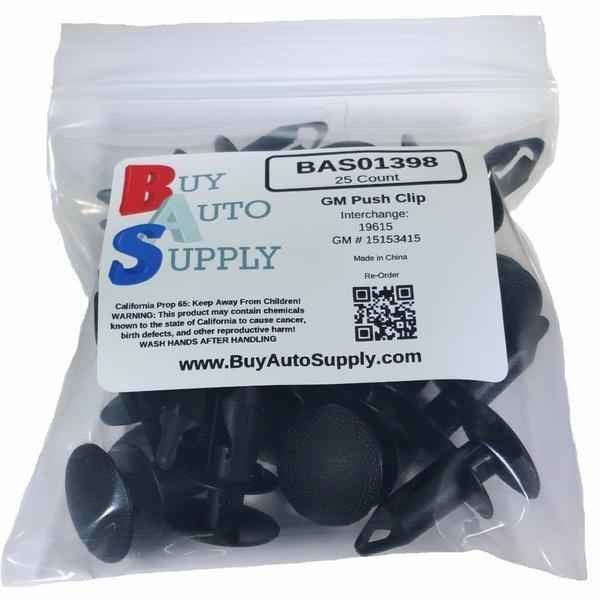 Bag of GM Push Retainer Clip