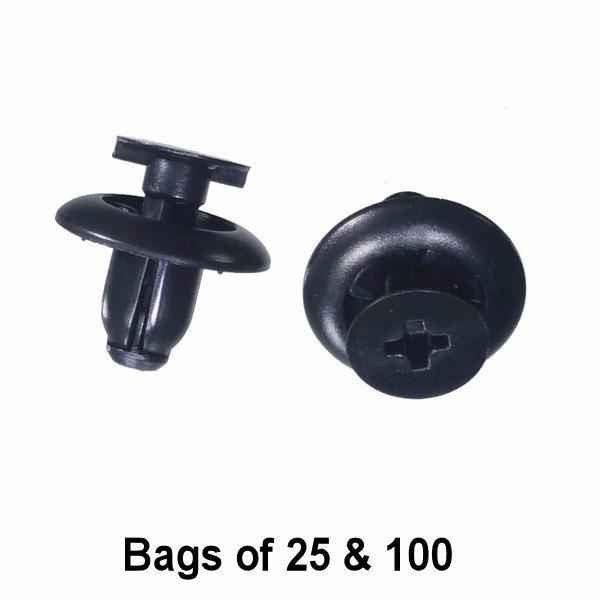 Toyota Trim Retainer Clip - Interchange: Auveco 19552 Toyota 9046707146
