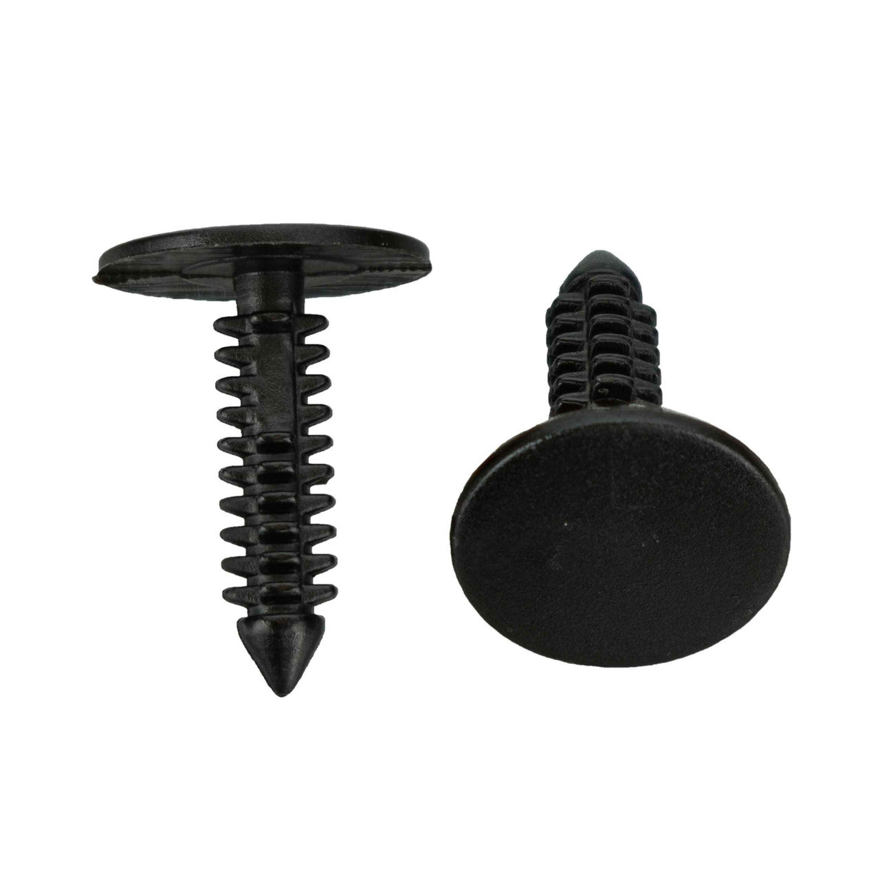 GM Style Christmas Tree Fasteners - Push in Nylon Retainer - Interchanges: Dorman 700-334, 963-009, 45890 / GM 20514862 / Disco 1583pk / Auveco 15367