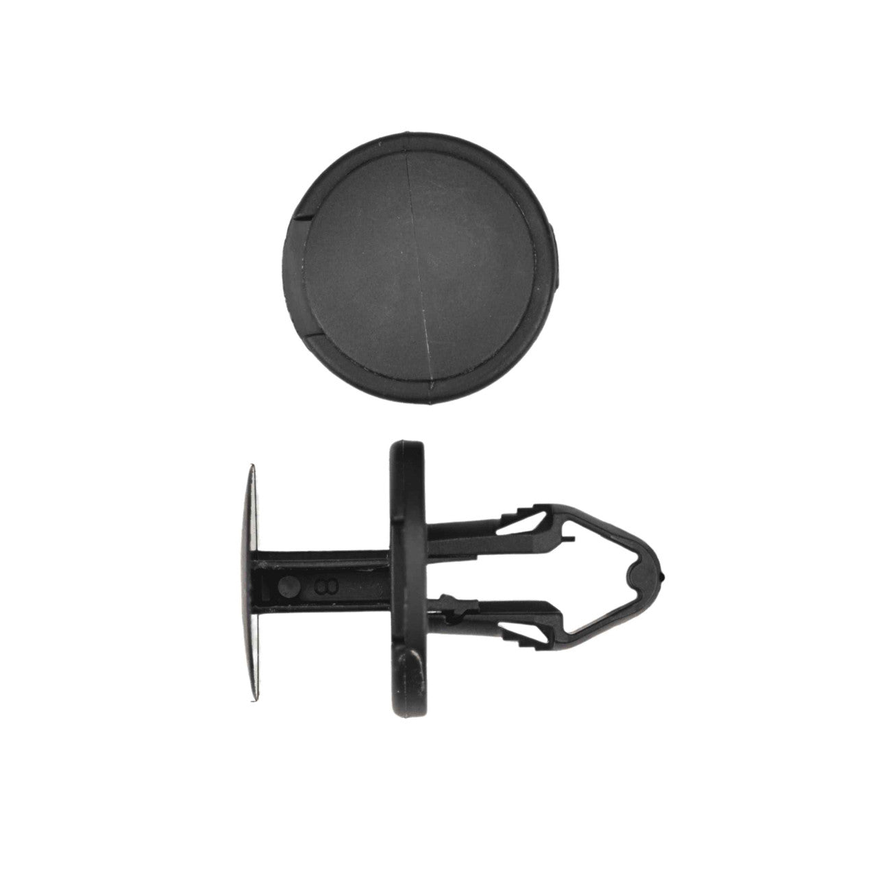 BAS01504 - GM / Chrysler Push Type Retainer - Interchanges: GM 15296830 / Chrysler 05116530AA / Disco 10370pk / Auveco 20990