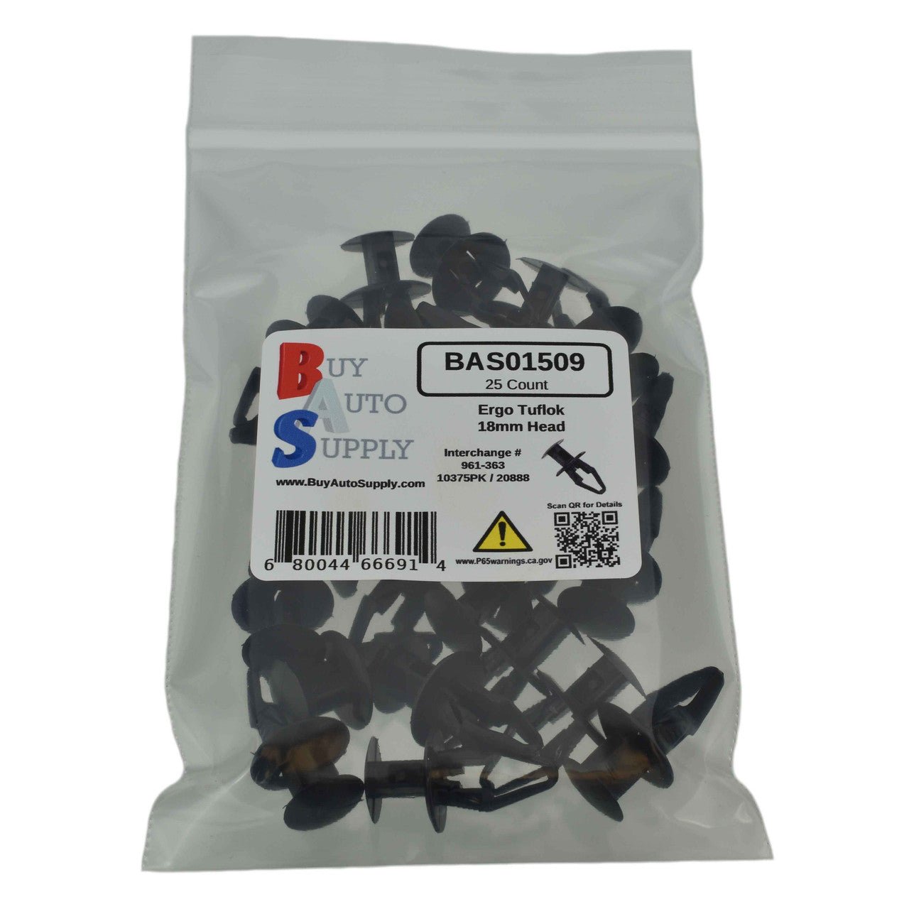 BAS01509 - GM Push-Type Retainer - (10375PK) - Wholesale – Buy