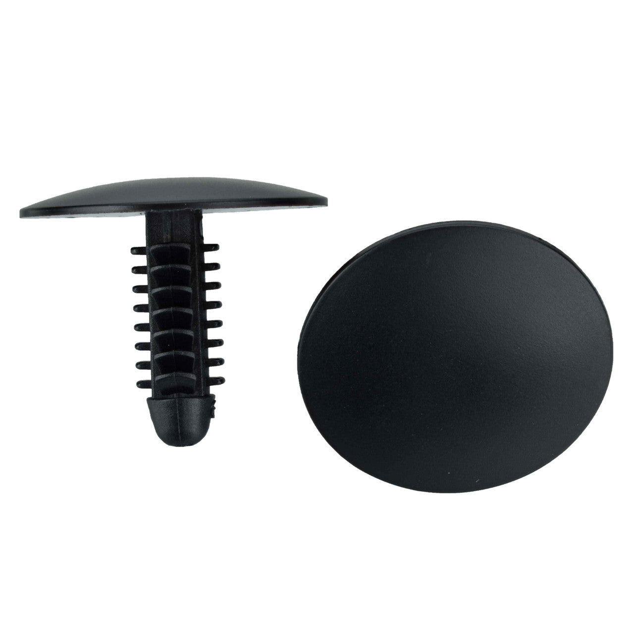Chrysler Style Christmas Tree Fasteners - Fits 1/4" Hole - Push in Nylon Retainer - Interchanges: Chrysler 6501067 / Disco 5632pk / Auveco 15481
