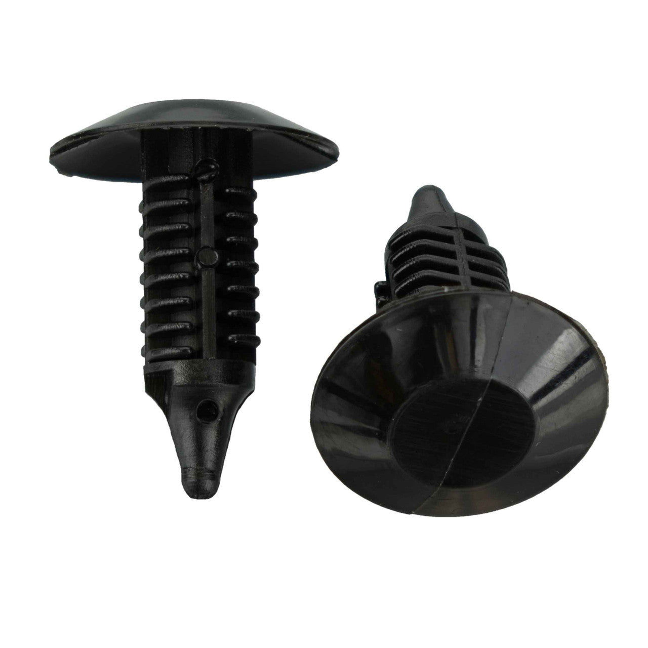 Christmas Tree Push in Nylon Retainer Clip - Interchanges: Chrysler 6501301 / GM 21094146, 21110201 / Disco JL-33pk / Auveco 16818