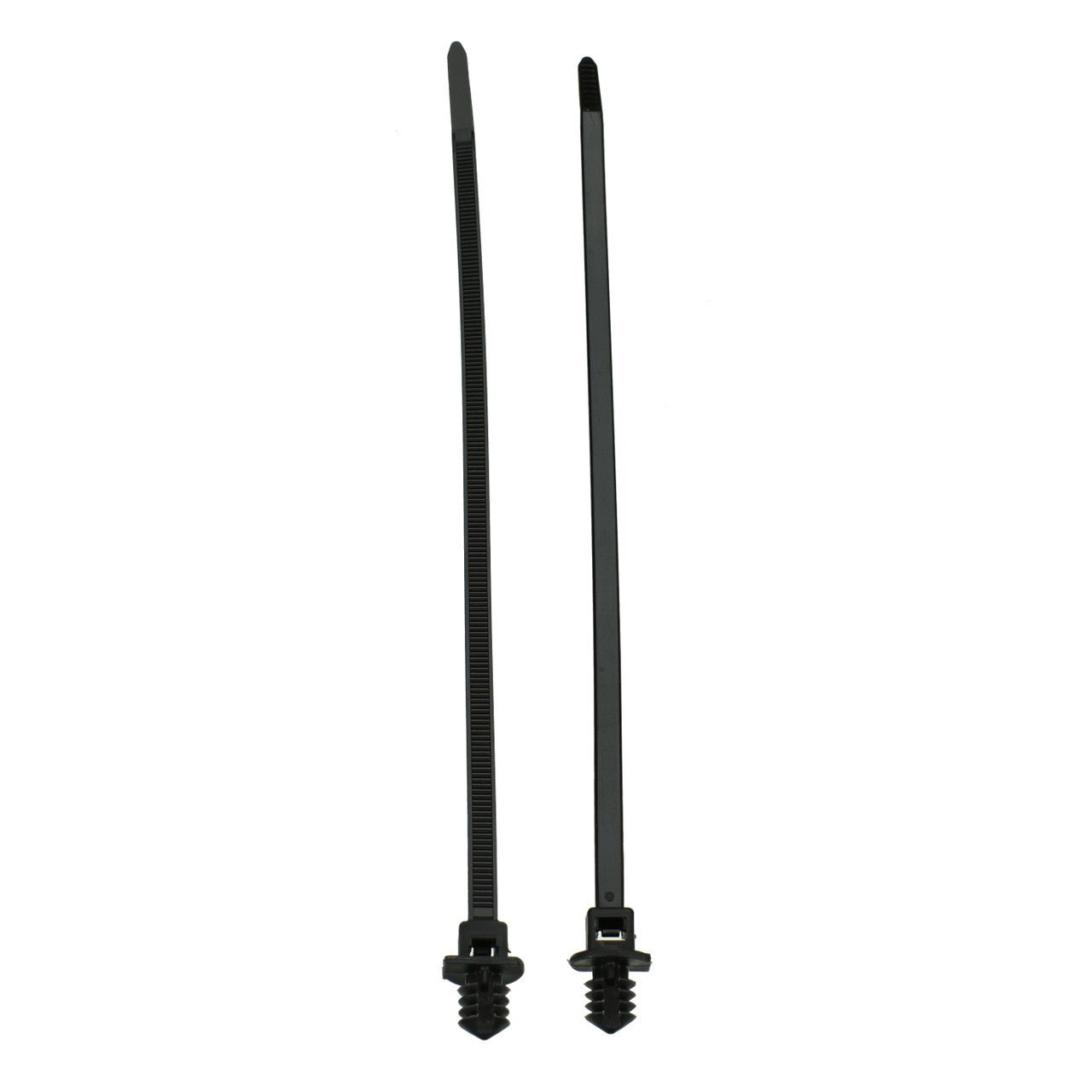 Black Nylon Cable Tie with Tree Mount - Interchanges: Auveco 25006, Lawson 1482703, Wurth 050821203, Kimball 131313