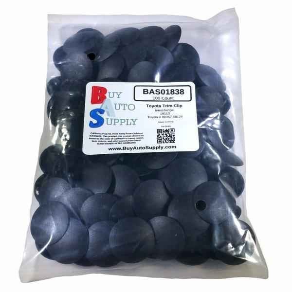 Bag of 100 Toyota Hood Insulation Retainer Clip - Interchange: Toyota 9046708124