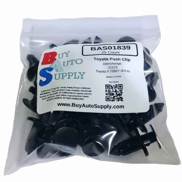 Bag of Toyota / Lexus Push Retainer Clip