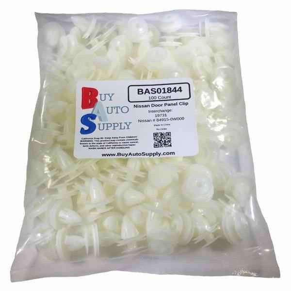 Bag of 100 Nissan Door Panel Retainer Clip - Interchange: Nissan 84915-0W000, 849150W000