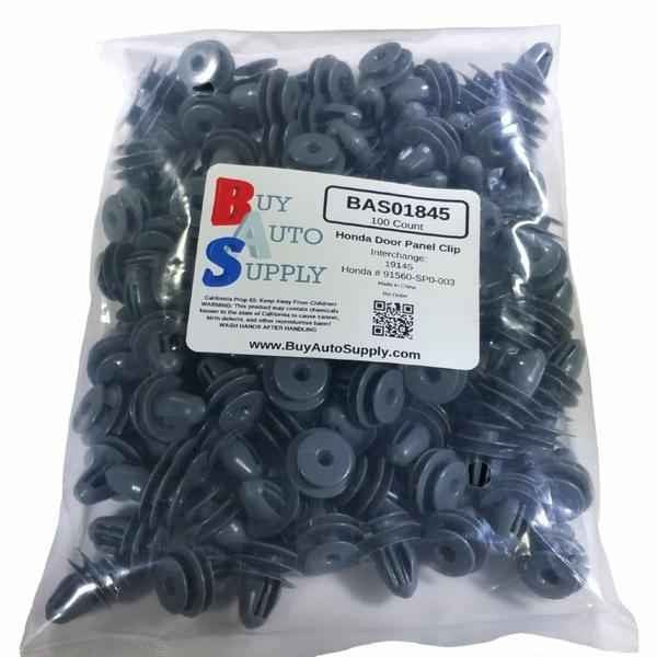 Bag of 100 Honda Door Panel Retainer Clip - Interchange: Honda 91560-SP0-003, 91560-S84-A11