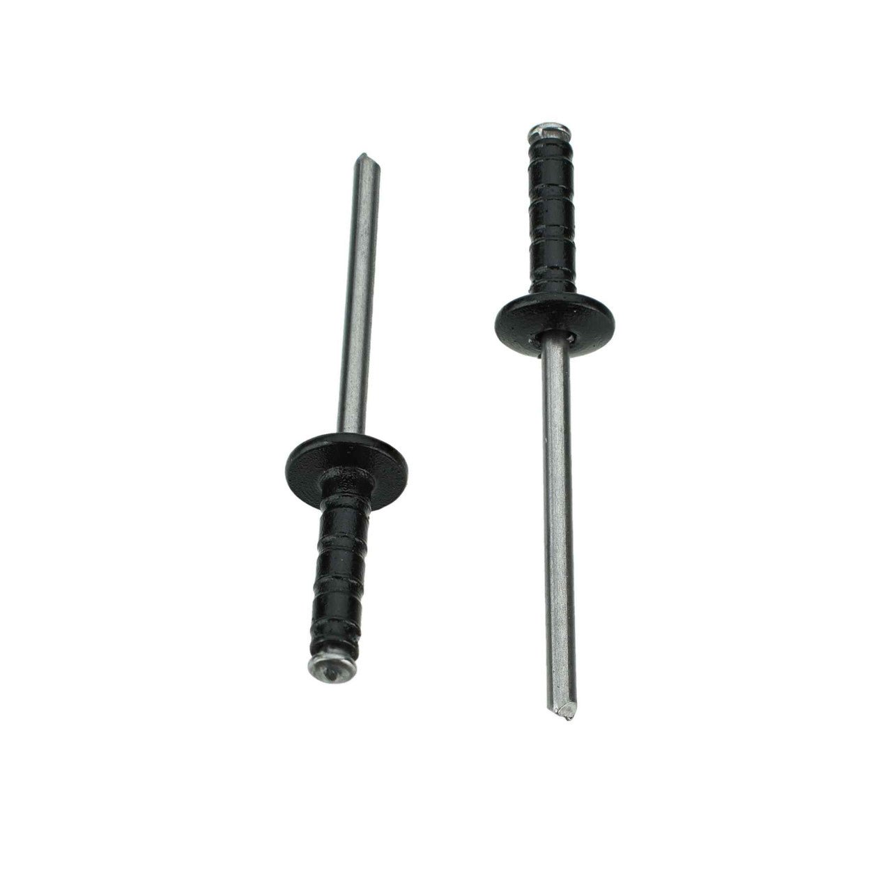 Black Aluminum & Steel Pop Rivet - 1/8" Hole - 5/16" Head - Replaces: Disco 9288, Auveco 17615, GM 15622490, Chrysler 6032856