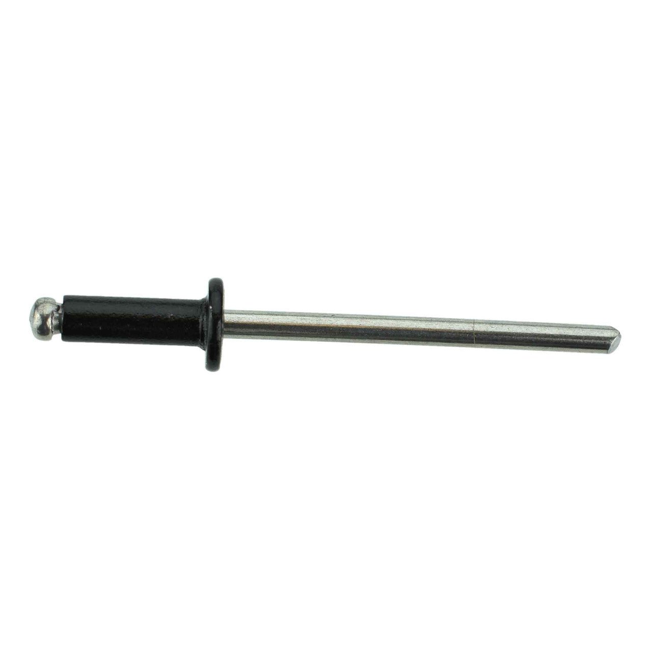 1/8" Black Aluminum Blind Rivet - 1/4" Head