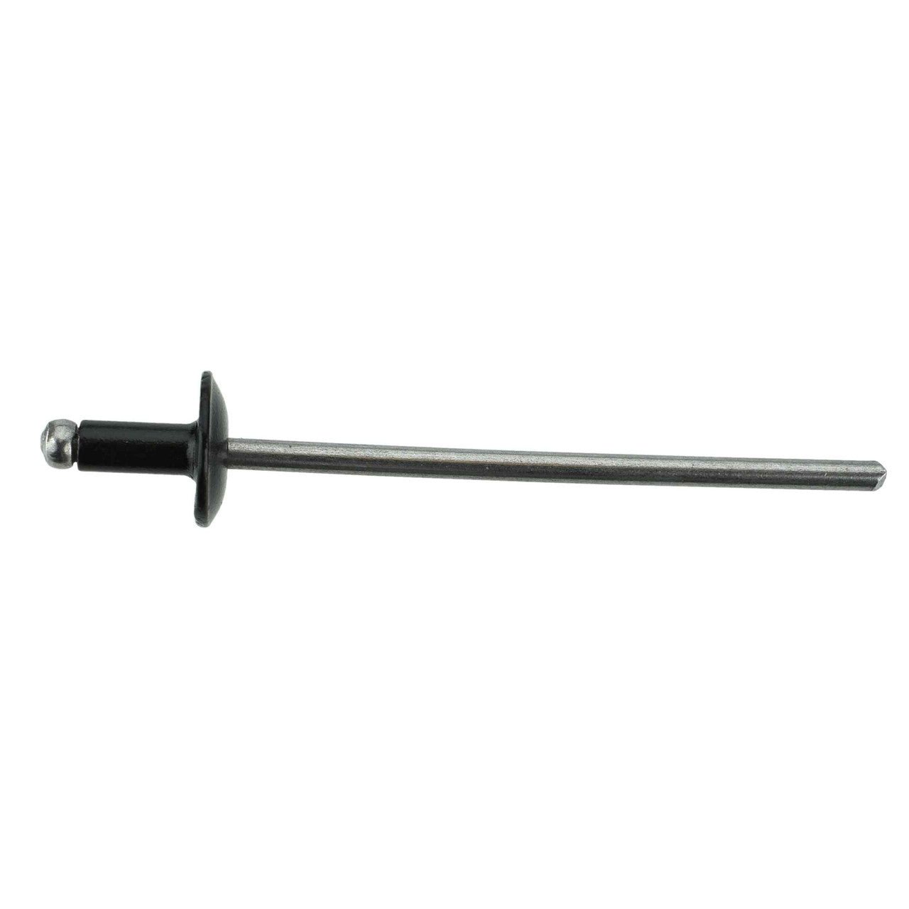 Black 1/8" Aluminum Pop Rivet Short