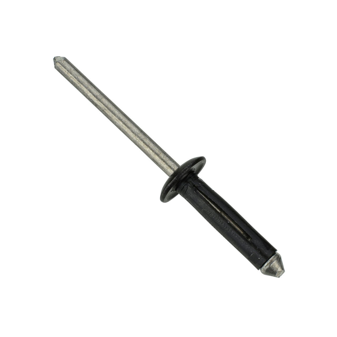 Black Aluminum Split Rivet - 3/16" Hole - 7/16" Head