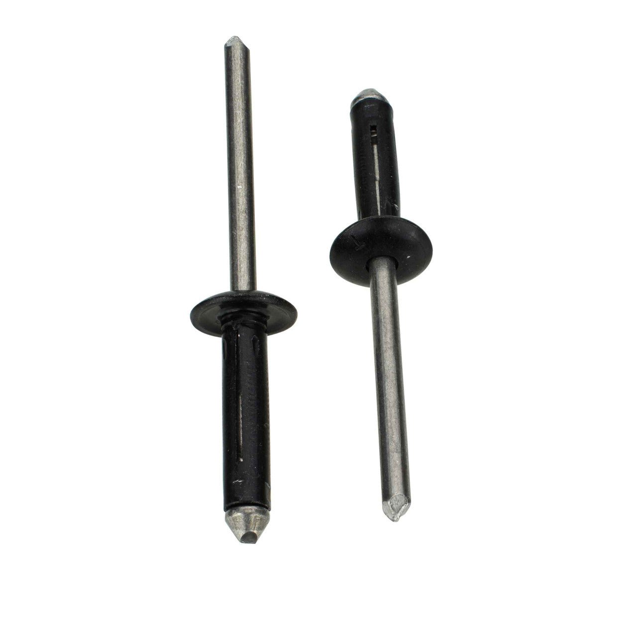 BAS02418- Black Aluminum Split Rivet - 3/16" Hole, Interchanges: Ford N805592-S100, W706737-S300