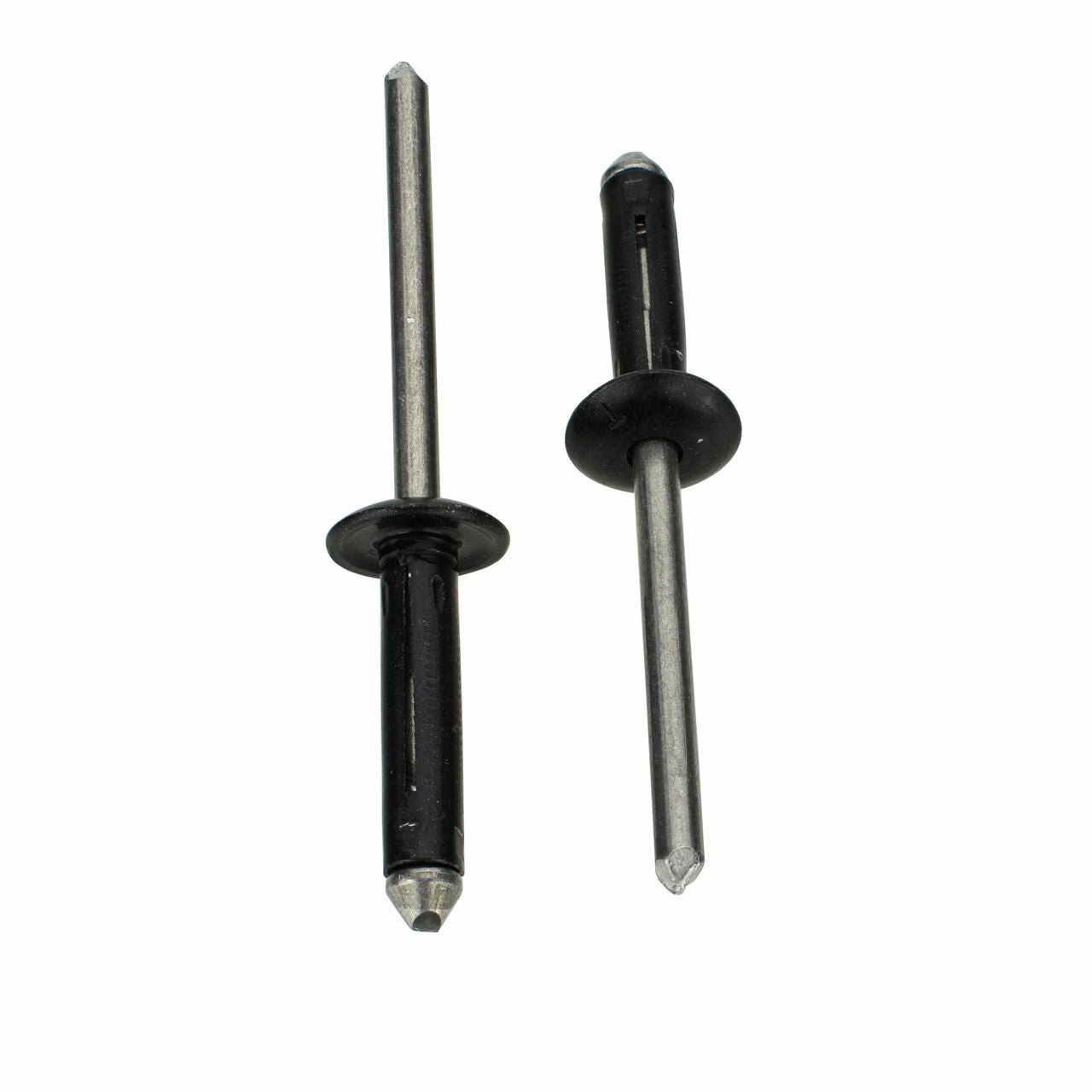 Black Aluminum Split Rivet - 3/16" Interchanges: Disco 9278, Auveco 16864, GM 10125439, Lawson P50691, Kimball 10135, 10117