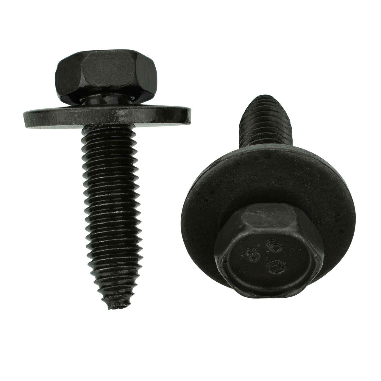 BAS02558 - Black Hex Bolt - 8-1.25 x 30mm - 24mm Washer (5688PK)