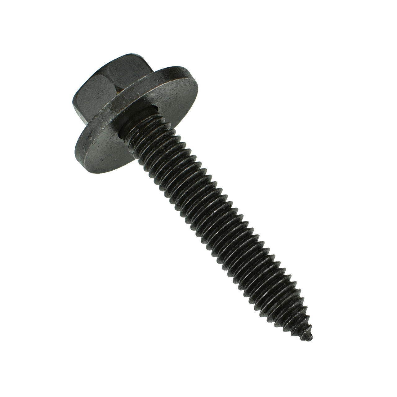 GM Black Hex Bolt M6 - Interchanges: GM 11505044 / Disco 5692pk / Auveco 18416 / Lawson P38681 / Wurth 150159420 / Kimball Midwest 11410