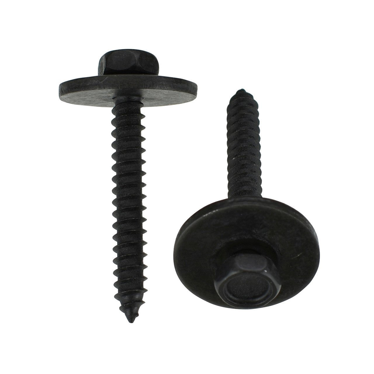 Ford Black Loose Washer Hex Screw - Interchanges: Ford N811534-S61 / Disco 10684pk / Auveco 19653