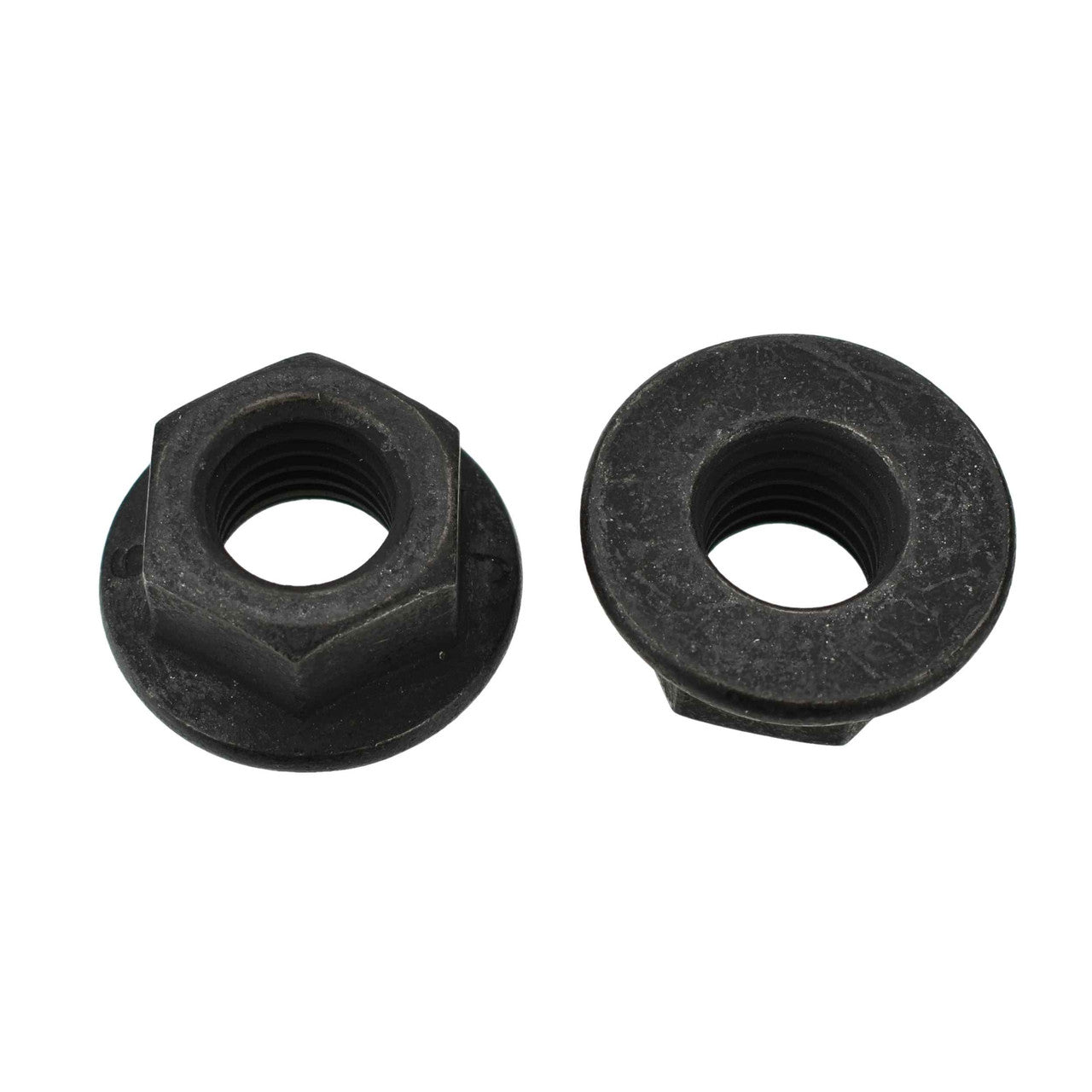 Black Flange Nut - M10-1.5mm - 15mm Hex - 21mm Head - Interchanges: Disco 1017 / Auveco 11645