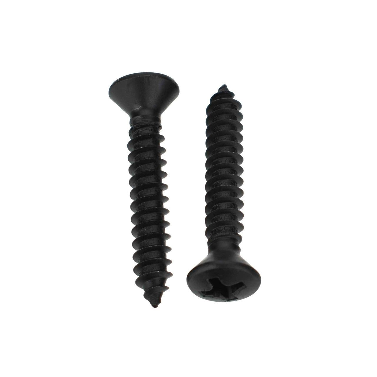 Black Trim Screw - #8 x 1"