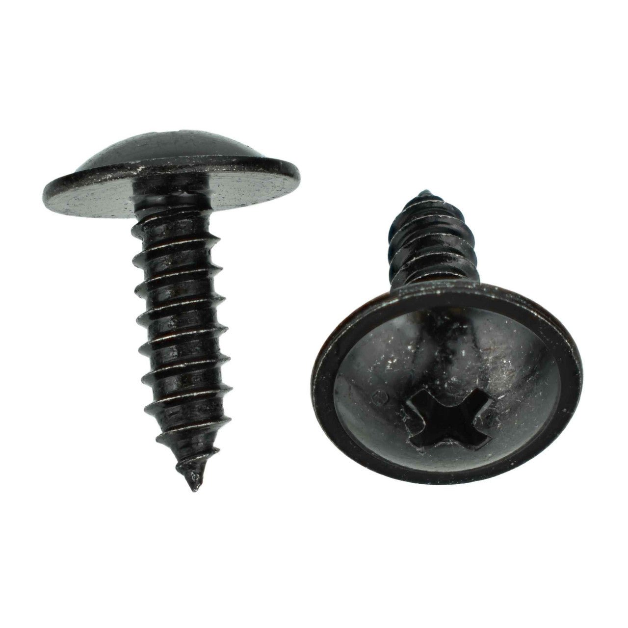 Black Trim Screw - M4.8-1.61 x 16mm - 14mm Head