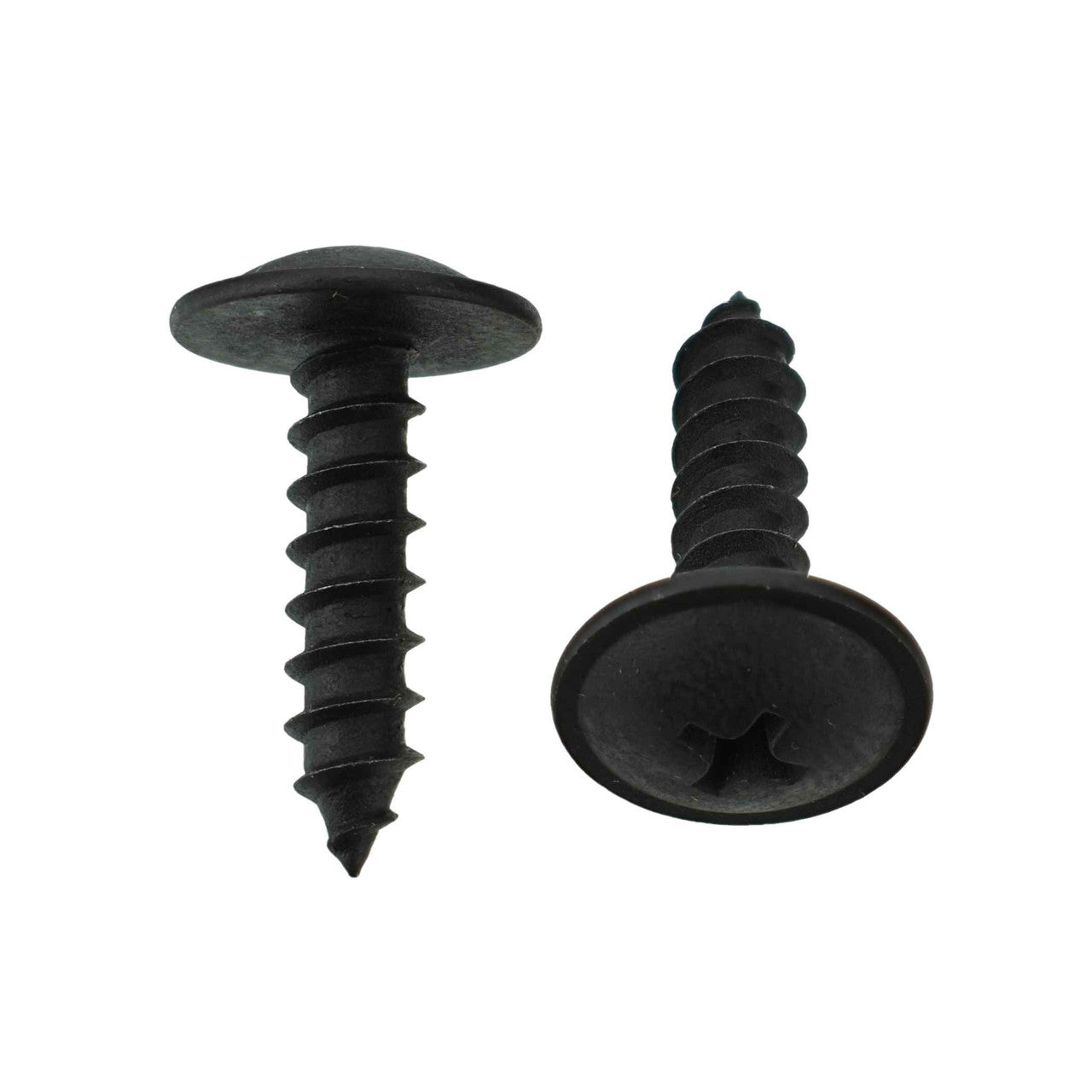 Black Truss Head Trim Screw - 4.8-2.12x 20mm - 14mm Head, Interchanges:  Disco 10692 / Auveco 20455