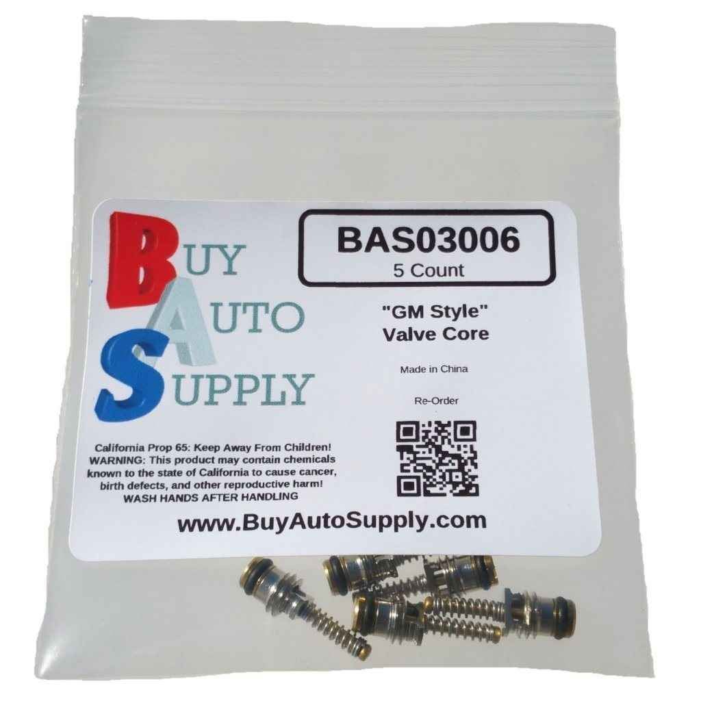 Bag of 5 GM Large Bore - A/C Valve Core