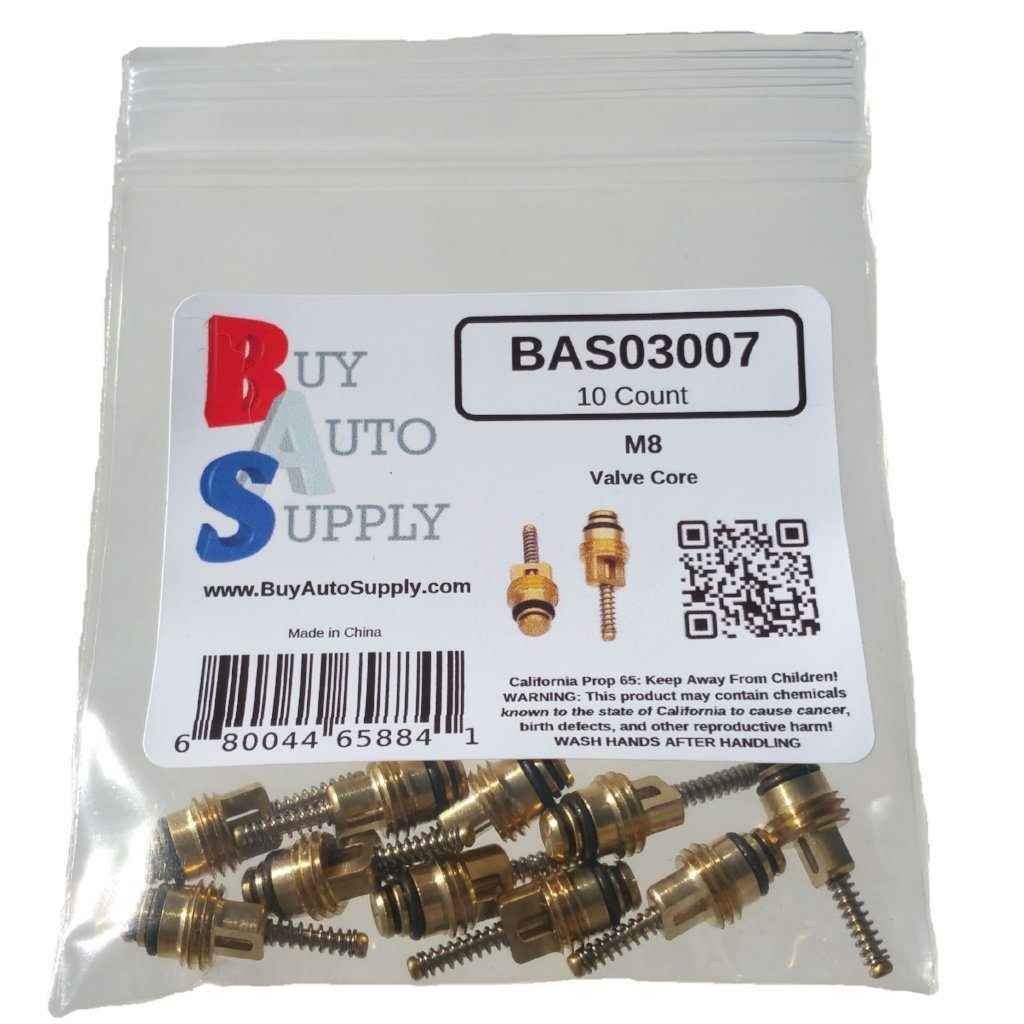 Bag of 10 A/C Valve Cores - M8