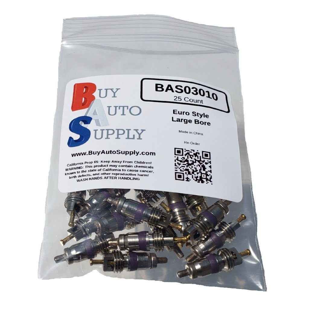 Bag of 25 Large European  A/C Valve Cores