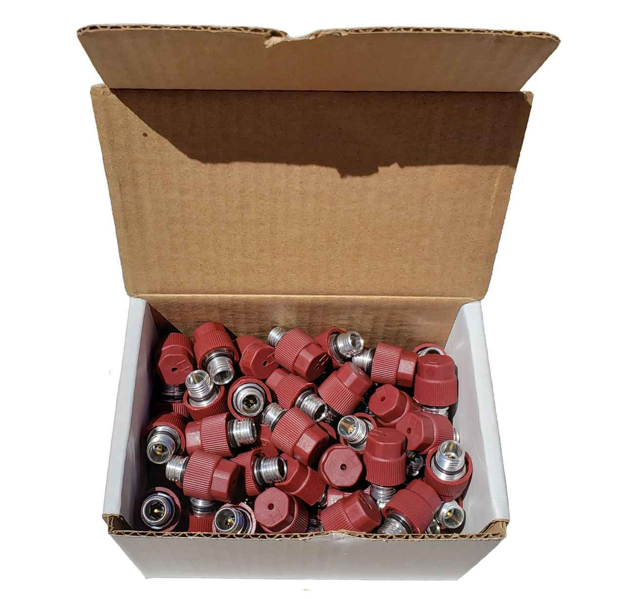 100 Pack High Side Service Ports - Interchange 15-32567, 15-5438, 52458184, 59946, MT0105
