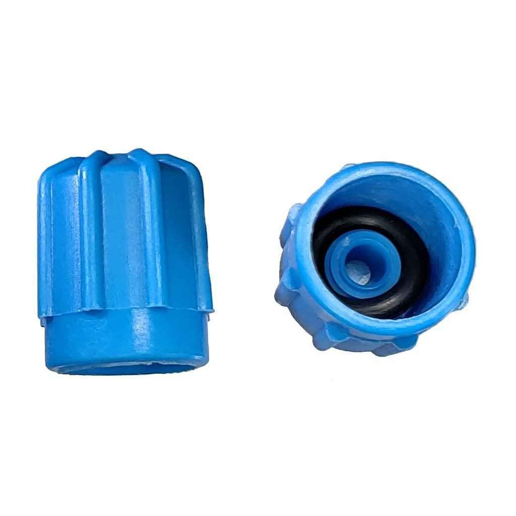 AC Service Port Cap - Blue Low Side M8x1.0