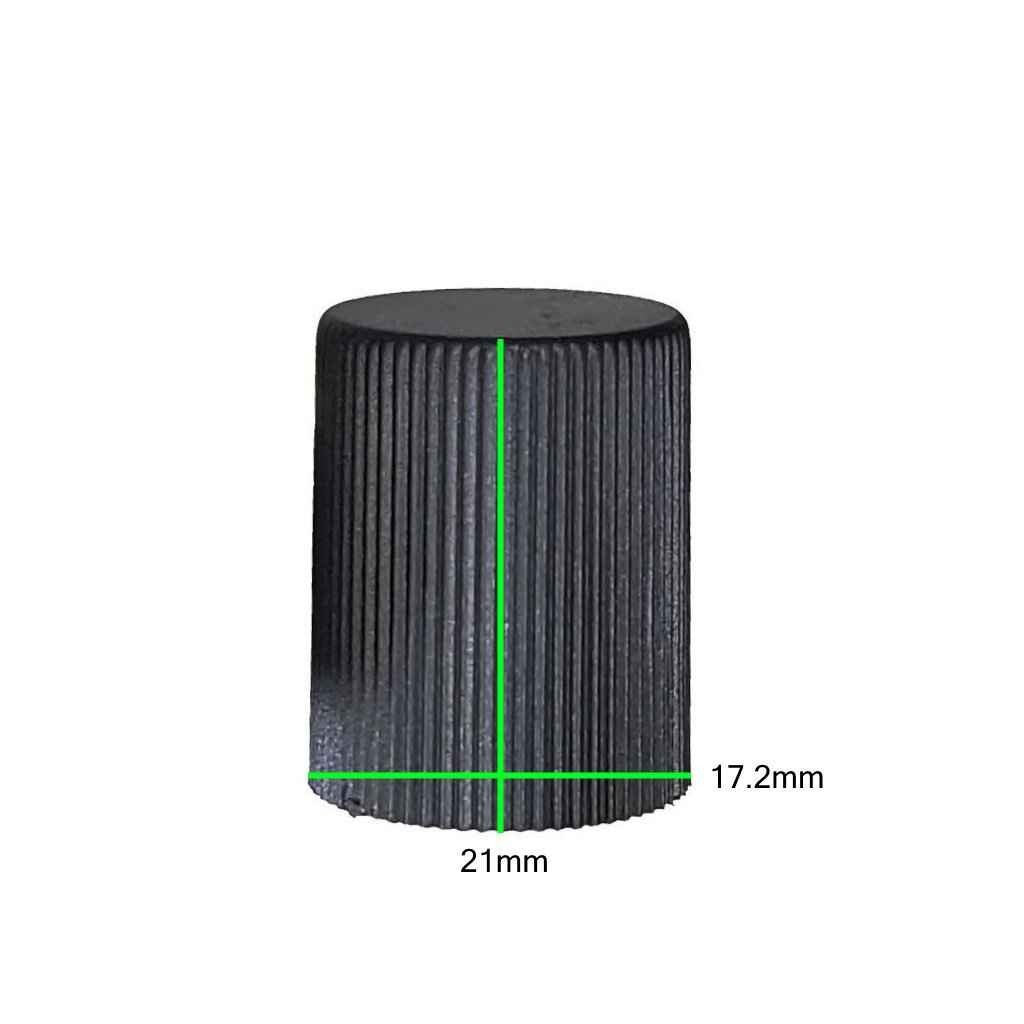 Measurements on Black AC Service Cap - Low Side M8x1.0