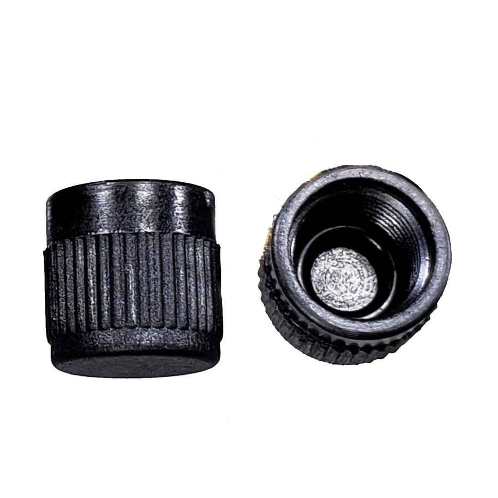 AC Service Port Cap - Black High Side 3/16" SAE - R12