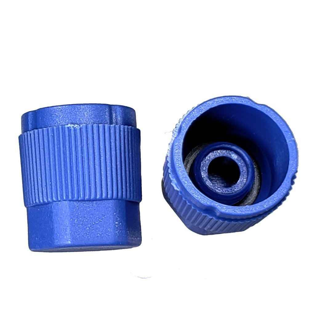 AC Service Valve Cap Blue Low Side M9x1.0, Interchanges: MT0061, 59932