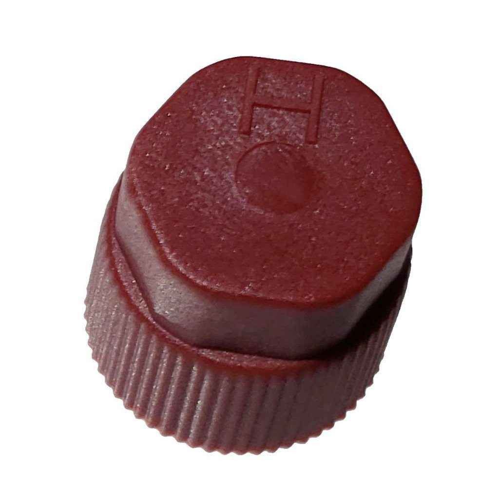 AC Service Cap - Red High Side M10x1.25 - Interchanges: MT0067, 59933