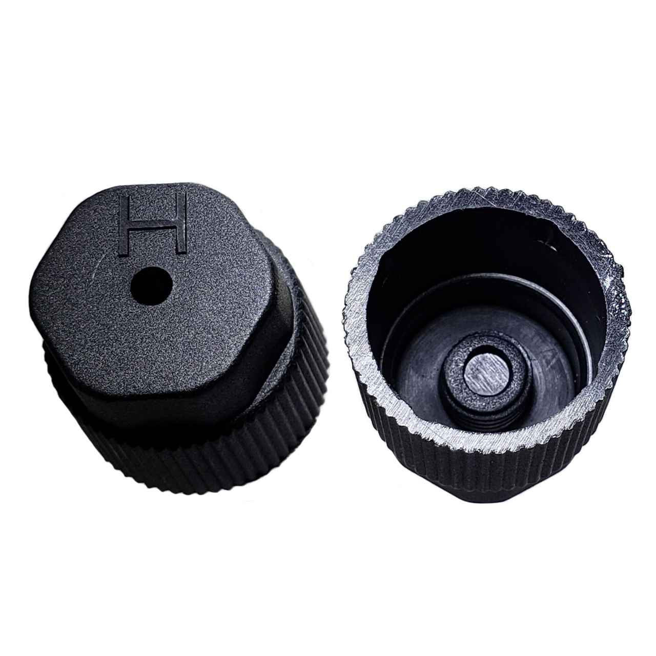 A/C Port Cap - Black High Side M8x1.0 