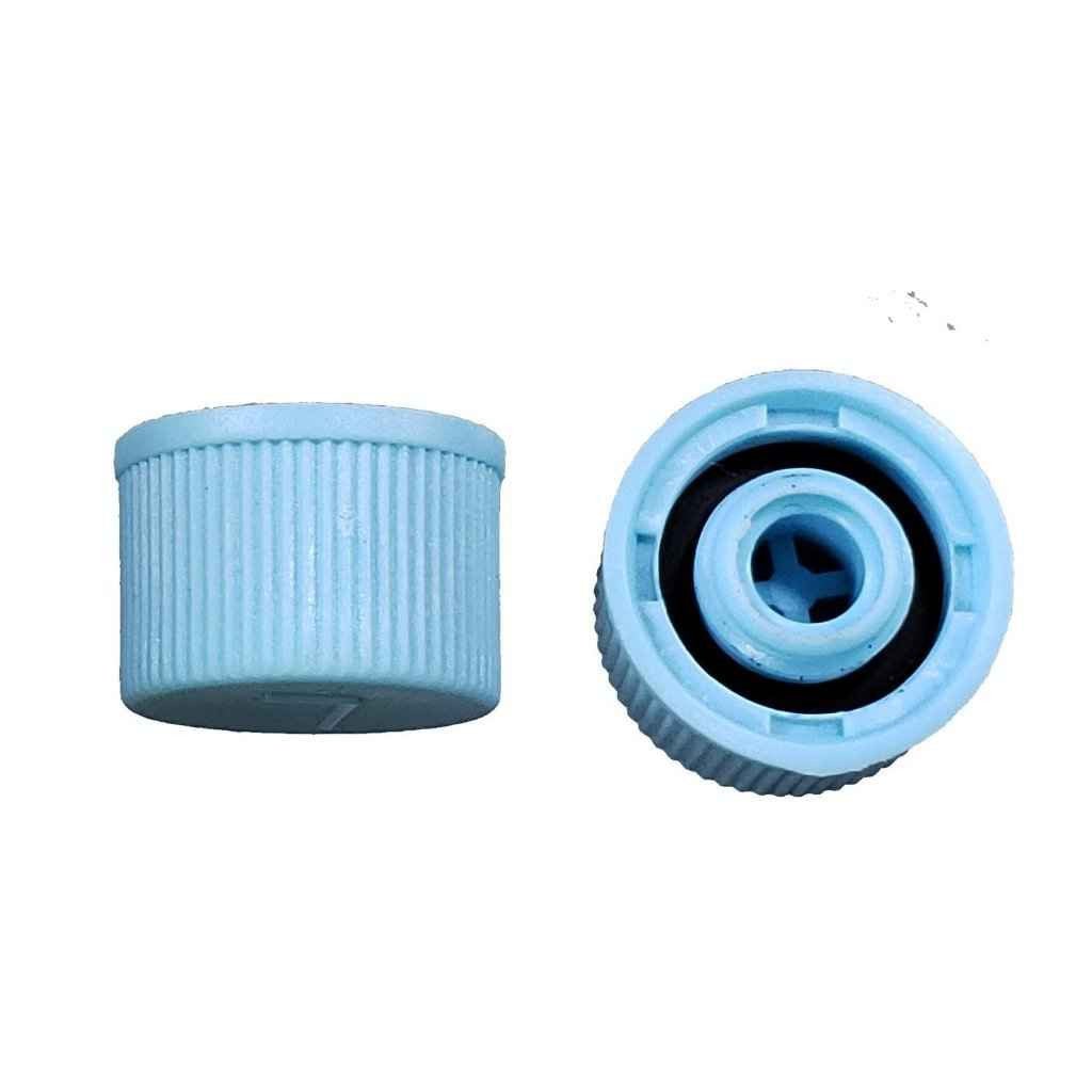 AC Service Port Cap R134a - Blue Low Side M9x1.0 - Interchanges: MT0310, 69500